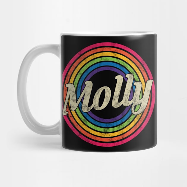 Molly - Retro Rainbow Faded-Style by MaydenArt